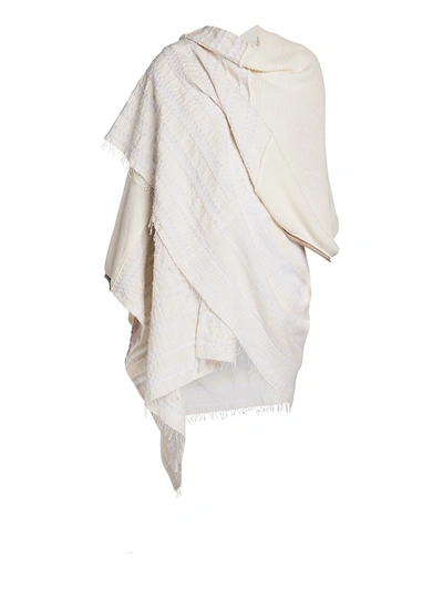 AGNONA X LEMLEM COTTON, CASHMERE & SILK CAPE