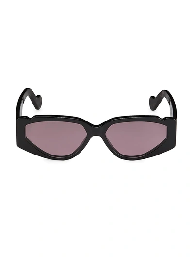 FENTY OFF RECORD 57MM RECTANGULAR SUNGLASSES