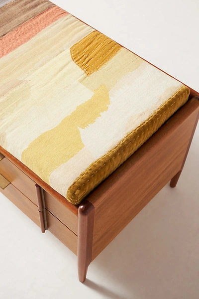 ANTHROPOLOGIE VIVIE PATCHWORK BENCH CUSHION