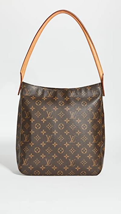 SHOPBOP ARCHIVE LOUIS VUITTON LOOPING GM, MONOGRAM BROWN