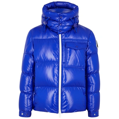 MONCLER VIGNEMALE BLUE QUILTED SHELL JACKET