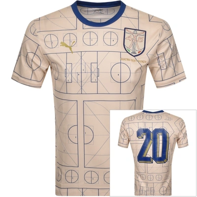 PUMA PUMA ITALY JERSEY T SHIRT CREAM