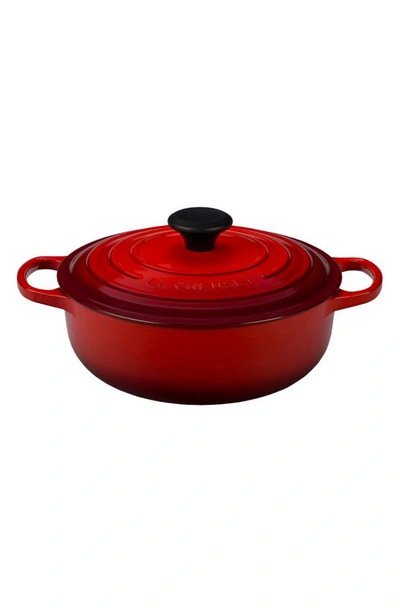 LE CREUSET 3.5-QUART SAUTEUSE PAN WITH LID
