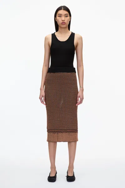 3.1 PHILLIP LIM BI-COLOR KNIT PENCIL SKIRT