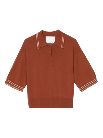3.1 PHILLIP LIM SHORT-SLEEVE WOOL POLO SHIRT