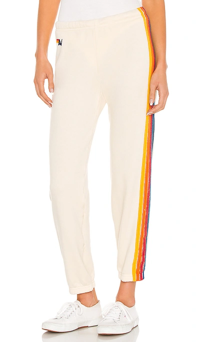 AVIATOR NATION 5 STRIPE SWEATPANT