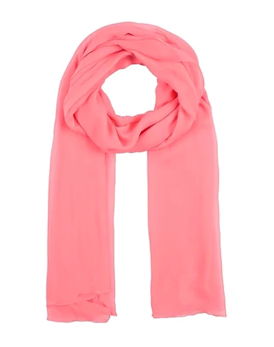 ALBERTA FERRETTI ALBERTA FERRETTI WOMAN SCARF PINK SIZE - SILK