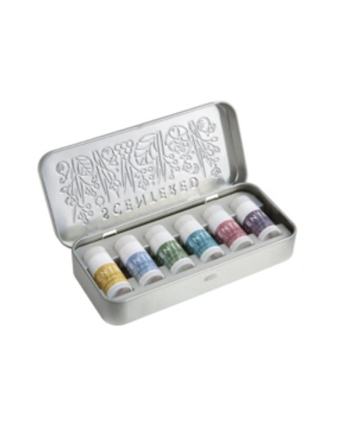 SCENTERED WELLBEING RITUAL AROMATHERAPY MINI TIN WHOLE COLLECTION BALM, SET OF 6, 1.5 GRAM EACH