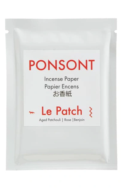 PONSONT LE PATCH INCENSE PAPER
