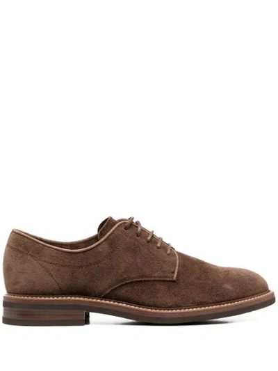 BRUNELLO CUCINELLI SUEDE OXFORD SHOES