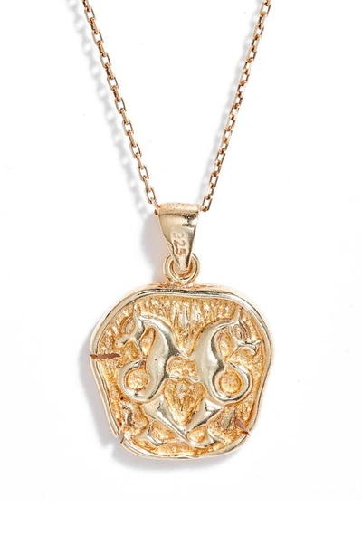 ARGENTO VIVO DOUBLE HEAD MEDALLION NECKLACE
