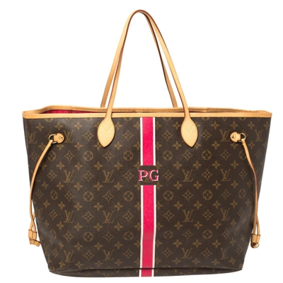  Louis Vuitton, Pre-Loved Monogram Canvas Neverfull GM