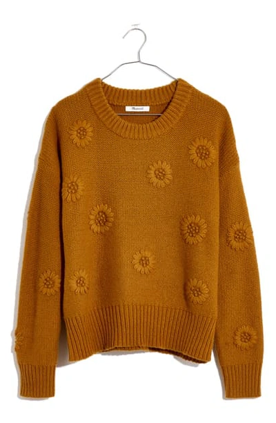 MADEWELL FLOWER EMBROIDERED SWEATER