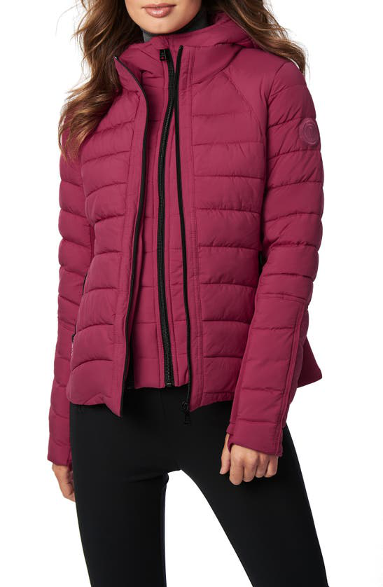 bernardo quilted water repellent jacket