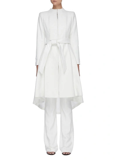 ALICE AND OLIVIA BAIN' BELTED HIGH NECK COAT