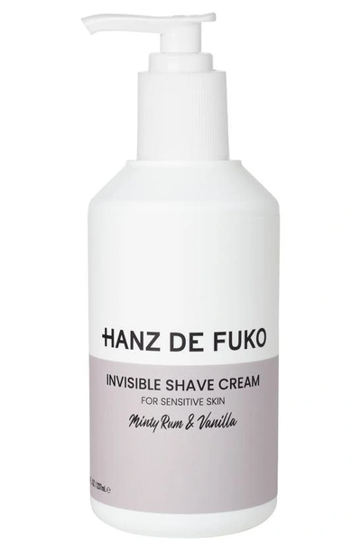 HANZ DE FUKO HANZ DE FUKO INVISIBLE SHAVE CREAM