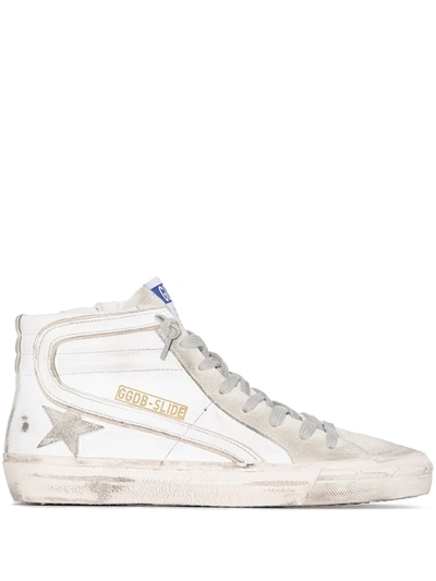 GOLDEN GOOSE SLIDE HIGH-TOP SNEAKERS