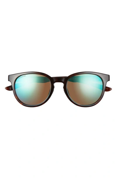 SMITH SMITH EASTBANK 52MM CHROMAPOP™ POLARIZED ROUND SUNGLASSES