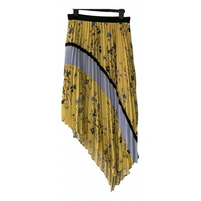 SELF-PORTRAIT YELLOW SKIRT