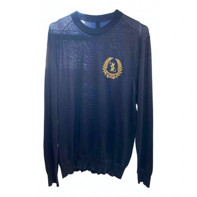 BILLIONAIRE BOYS CLUB BLUE WOOL KNITWEAR & SWEATSHIRTS