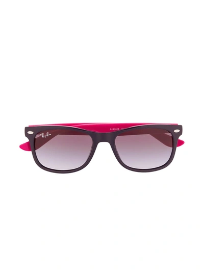 RAY-BAN JUNIOR SQUARE FRAME SUNGLASSES