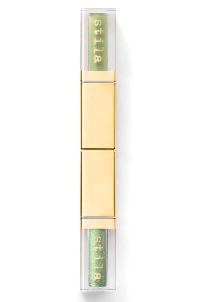 STILA DOUBLE DIP SUEDE SHADE AND GLITTER & GLOW LIQUID EYESHADOWS