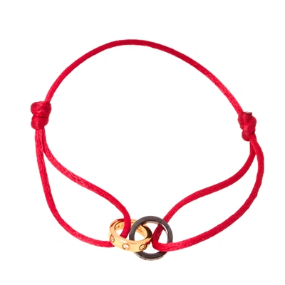 Red cord bracelet on sale cartier