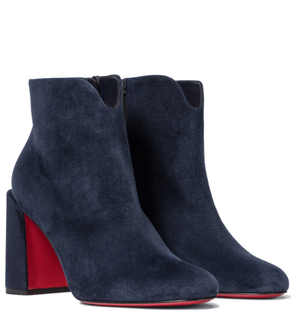 louboutin blue boots