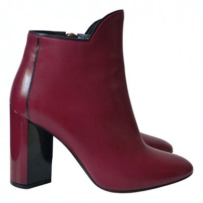 PIERRE HARDY LEATHER ANKLE BOOTS