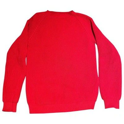 GUCCI RED COTTON KNITWEAR