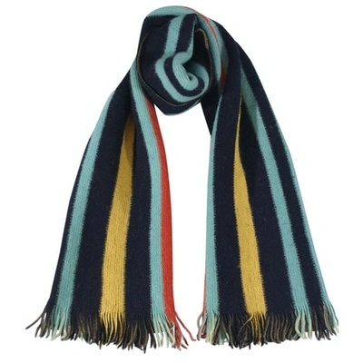 PAUL SMITH MULTICOLOUR WOOL SCARF & POCKET SQUARES
