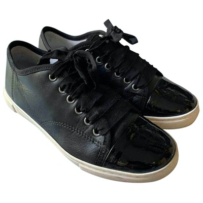 LANVIN LEATHER TRAINERS