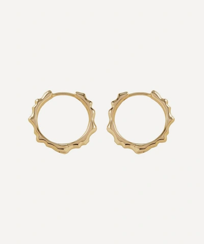MONICA VINADER MONICA VINADER GOLD PLATED VERMEIL SILVER SIREN MUSE SMALL HOOP EARRINGS