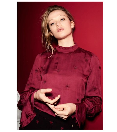 FABIENNE CHAPOT FABIENNE CHAPOT LEO TOP PURPLE