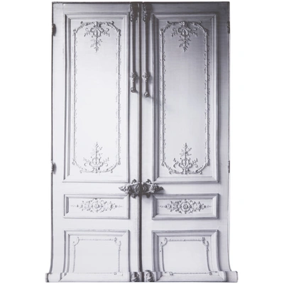 MAISON MARGIELA SSENSE EXCLUSIVE BLACK & WHITE LINE 13 'TROMPE-L'ŒIL' WALLPAPER