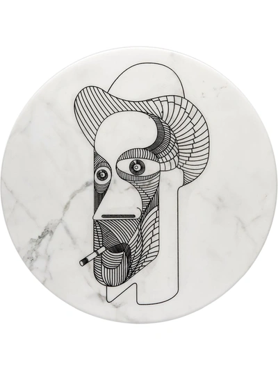 EDITIONS MILANO MARBLELOUS VI MARBLE PLATE (32CM)