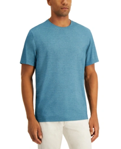TASSO ELBA MEN'S SUPIMA BLEND CREWNECK SHORT-SLEEVE T-SHIRT, CREATED FOR MACY'S