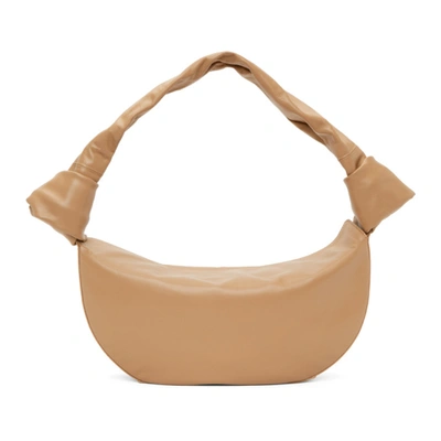 LITTLE LIFFNER TAN DOUBLE KNOT BAG