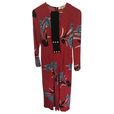 DIANE VON FURSTENBERG RED JUMPSUIT