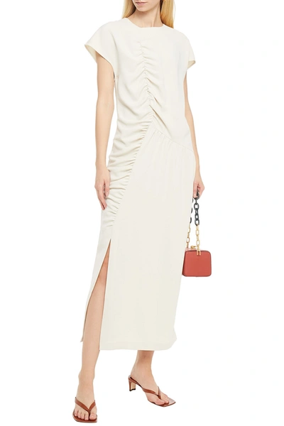 TOTÊME CALVELLO RUCHED CREPE MAXI DRESS