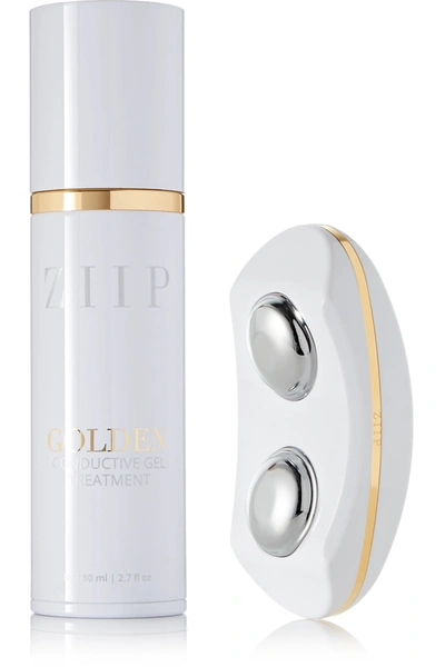 ZIIP BEAUTY Ziip Device + Golden Conductive Gel Duo, 80ml