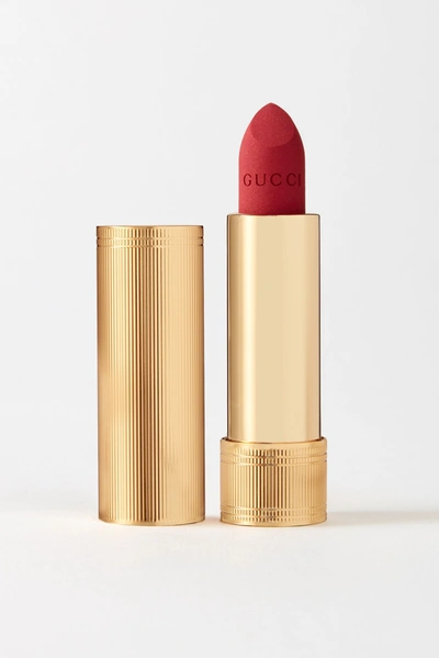 GUCCI Rouge à Lèvres Mat Lipstick - Goldie Red 25