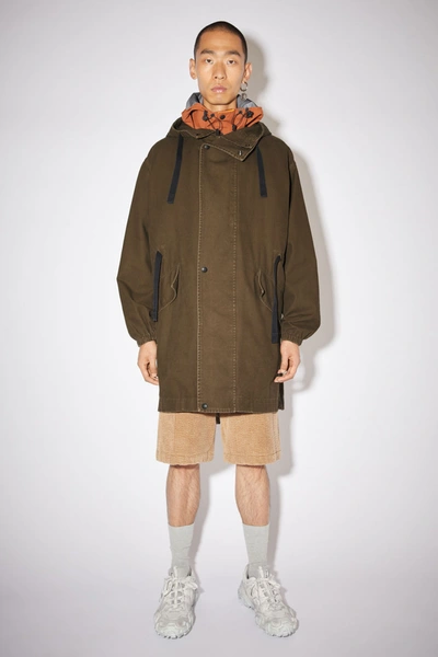 Acne Studios Fishtail Parka Cedar Green