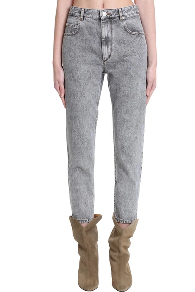 Isabel Marant Étoile Neasr Jeans In Grey Denim