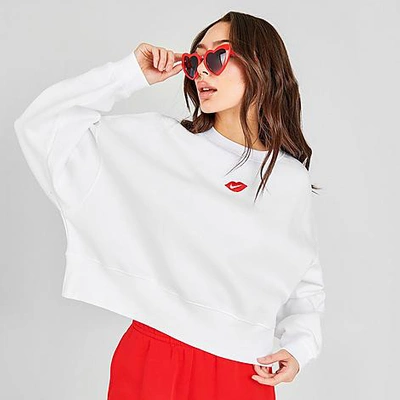 NIKE NIKE WOMEN'S SPORTSWEAR LIPS CREWNECK SWEATSHIRT