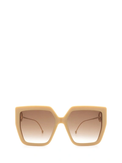 FENDI FF 0410/S BEIGE SUNGLASSES