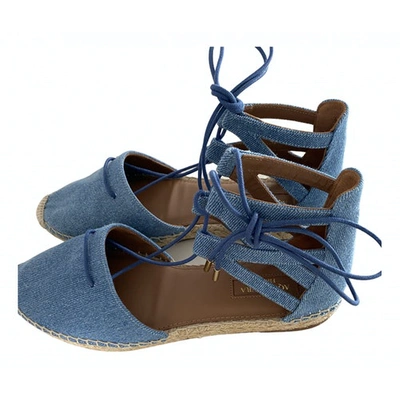 AQUAZZURA BLUE DENIM - JEANS ESPADRILLES