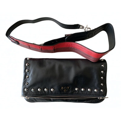 ZADIG & VOLTAIRE ROCK BLACK LEATHER HANDBAG