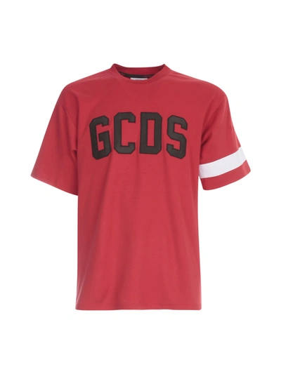 GCDS LOGO T-SHIRT S/S CREW NECK