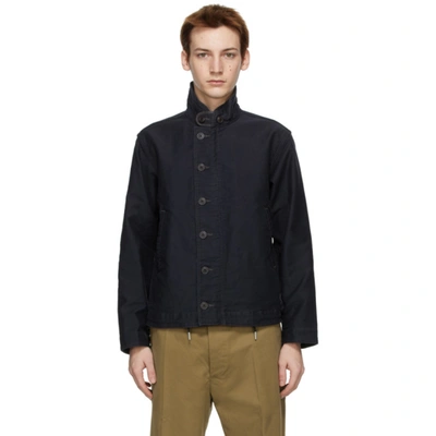 RRL BOWER DECK JACKETデッキジャケットネイビー M 未使用 Rrl Navy Bower Deck Jacket In Dark Navy